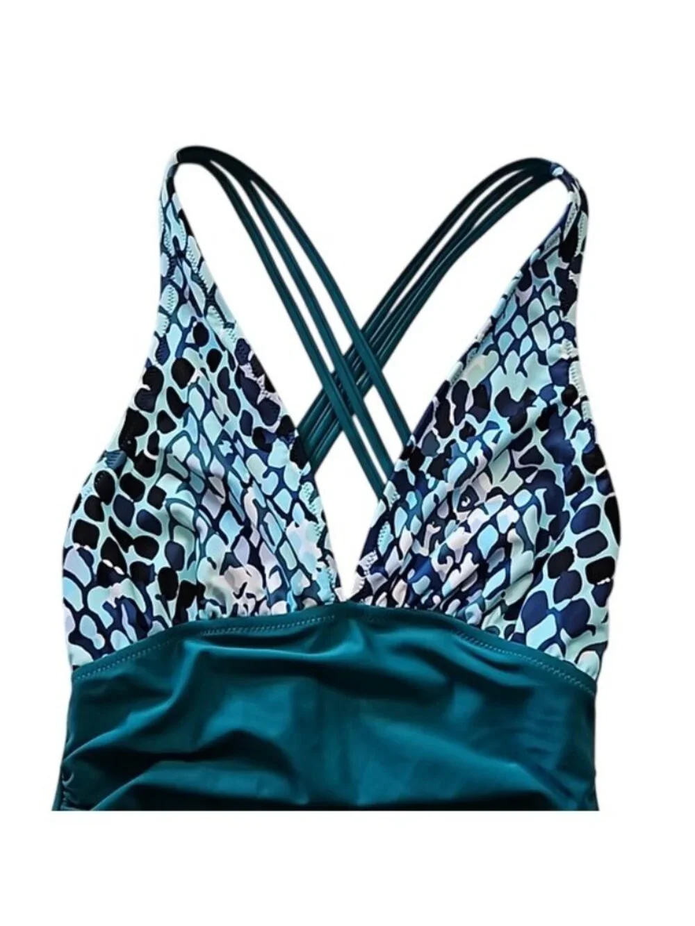 CUPSHE One Piece Swimsuit Small New Beach Vacation Women's Tropical Resort - Picture 3 of 10